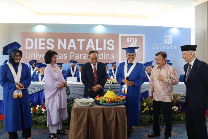 Universitas Paramadina menggelar perayaan Dies Natalis ke-27 di Aula Lt. 8 Gedung Nurcholis Madjid, Kampus Universitas Paramadina Cipayung.