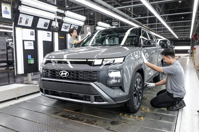 PT Hyundai Motor Manufacturing Indonesia, pusat manufaktur untuk Hyundai di ASEAN, memulai produksi New CRETA N Line Turbo dan New CRETA.